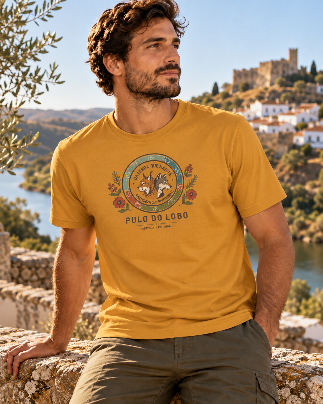 Lobo & Lince · Amarelo mostarda · Modelo